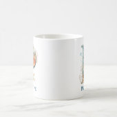 Mug Monogramme personnalisé de la côte initiale P Plag (Centre)
