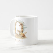 Mug Monogramme personnalisé de la côte initiale Q Plag (Devant gauche)