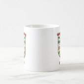 Mug Monogramme personnalisé de Noël festif Initial U (Centre)