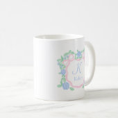 Mug Monogramme personnalisé de primeur millénaire (Devant droit)