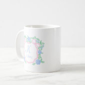 Mug Monogramme personnalisé de primeur millénaire (Devant gauche)