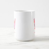 Mug Monogramme personnalisé et nom (Centre)