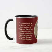 Mug Monogramme personnalisé FREDERICK DOUGLASS (Gauche)