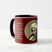Mug Monogramme personnalisé FREDERICK DOUGLASS (Devant gauche)