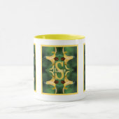 Mug Monogramme personnalisé initial nom Art de lys sau (Centre)