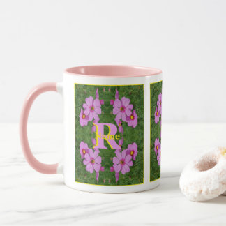 Mug Monogramme personnalisé initial nom Art de marguer