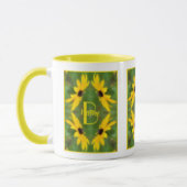 Mug Monogramme personnalisé initial nom Art Susan aux  (Gauche)