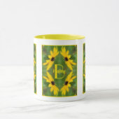 Mug Monogramme personnalisé initial nom Art Susan aux  (Centre)