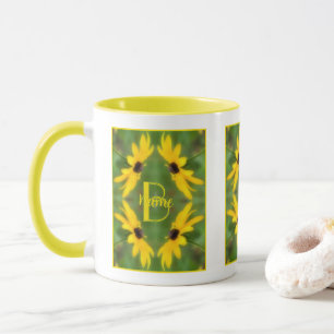 Mug Monogramme personnalisé initial nom Art Susan aux