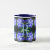 Mug Monogramme personnalisé initial nom Gentiane Art f (Centre)