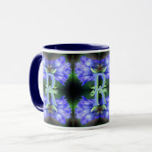 Mug Monogramme personnalisé initial nom Gentiane Art f (Devant gauche)