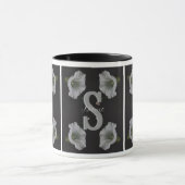 Mug Monogramme personnalisé initial Nom Morning Glory (Centre)