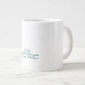 Mug Monogramme personnalisé - Initiale et nom pers (Devant droit)