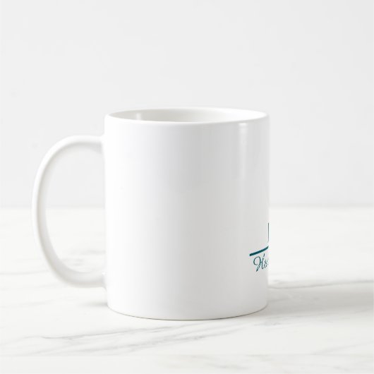 Mug Monogramme personnalisé - Initiale et nom pers (Gauche)