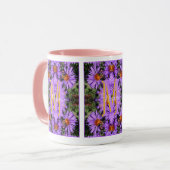 Mug Monogramme personnalisé Initiale Nom Abeille à mie (Devant gauche)