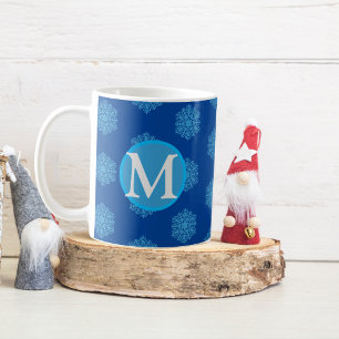 Mug Monogramme personnalisé Premier flocon de neige