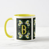 Mug Monogramme personnalisé Votre initiale Nom Art de (Gauche)