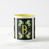 Mug Monogramme personnalisé Votre initiale Nom Art de (Centre)