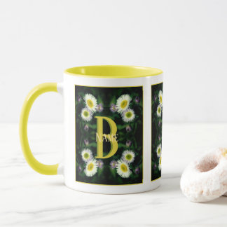 Mug Monogramme personnalisé Votre initiale Nom Art de