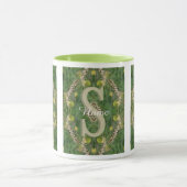 Mug Monogramme personnalisé Votre initiale Nom Art de  (Centre)