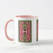 Mug Monogramme personnalisé Votre initiale Nom Art du (Gauche)