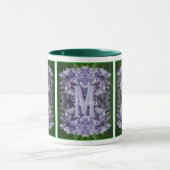 Mug Monogramme personnalisé Votre initiale Nom Fleur d (Centre)