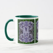 Mug Monogramme personnalisé Votre initiale Nom Fleur d (Gauche)