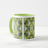 Mug Monogramme personnalisé Votre initiale Nom Fleur d (Devant gauche)