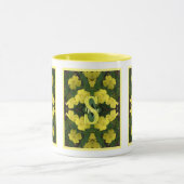 Mug Monogramme personnalisé Votre initiale Nom Géraniu (Centre)