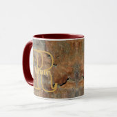 Mug Monogramme personnalisé Votre initiale Nom Granite (Devant gauche)