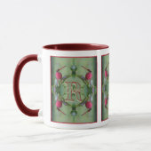 Mug Monogramme personnalisé Votre initiale Nom Libellu (Gauche)