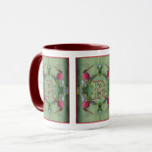 Mug Monogramme personnalisé Votre initiale Nom Libellu (Devant gauche)