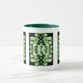 Mug Monogramme personnalisé Votre initiale Nom Roses s (Centre)