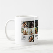 Mug Monogramme photo montage photo collage (Gauche)