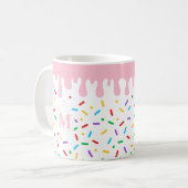 Mug Monogramme Pink Drift et arroser la glace (Devant gauche)