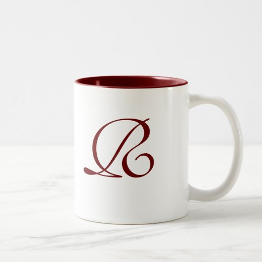 Mug monogramme pour la ligne Mariage de contes de (Droit)