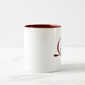 Mug monogramme pour la ligne Mariage de contes de (Centre)
