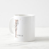 Mug Monogramme Première Lettre Moderne I Boho Personna (Devant gauche)
