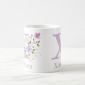 Mug Monogramme & prénom Xaviera (Centre)