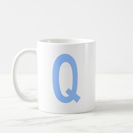 Mug Monogramme Q initial (Gauche)