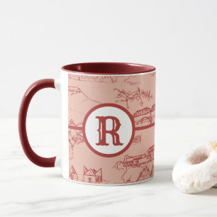 Mug Monogramme rose Chattanooga Toile Musique