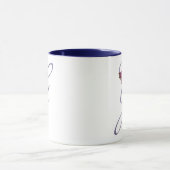 Mug Monogramme rose G de roses (Centre)