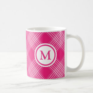 Mug Monogramme rose vif