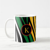 Mug Monogramme rouge vert jaune noir Mois de l'histoir (Gauche)