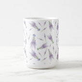 Mug Monogramme Rustique Lavande Sèche (Centre)
