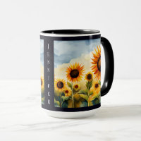 Monogramme Rustique Whimsical Watercolor