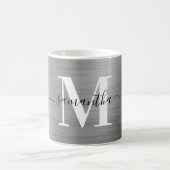 Mug Monogramme Signature Argent Métallisé (Centre)