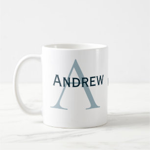Mug monogramme simple personnalisé équipe du marié gar
