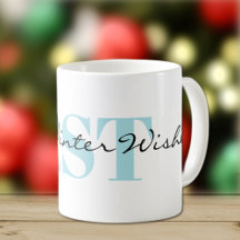 Monogramme subtil et envies hivernales chaudes