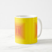 Mug Monogramme Sunburst (Devant droit)